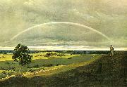 Caspar David Friedrich Landschaft mit Regenbogen china oil painting artist